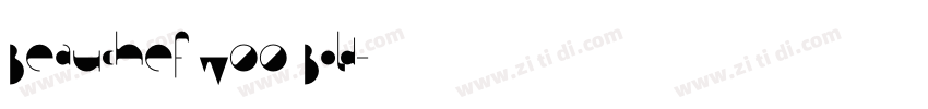 Beauchef W00 Bold字体转换 Beauchef W00 Bold字体转换
